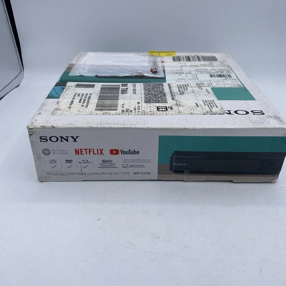 Sony BDP-BX370 Blu-ray DVD‎ Player Wi-Fi Netflix YouTube HDMI Open Box